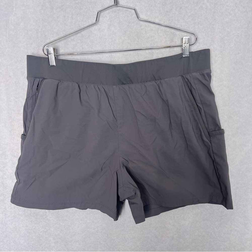 Columbia Women’s Grey Outdoor Shorts Cargo Size Xxl Nylon